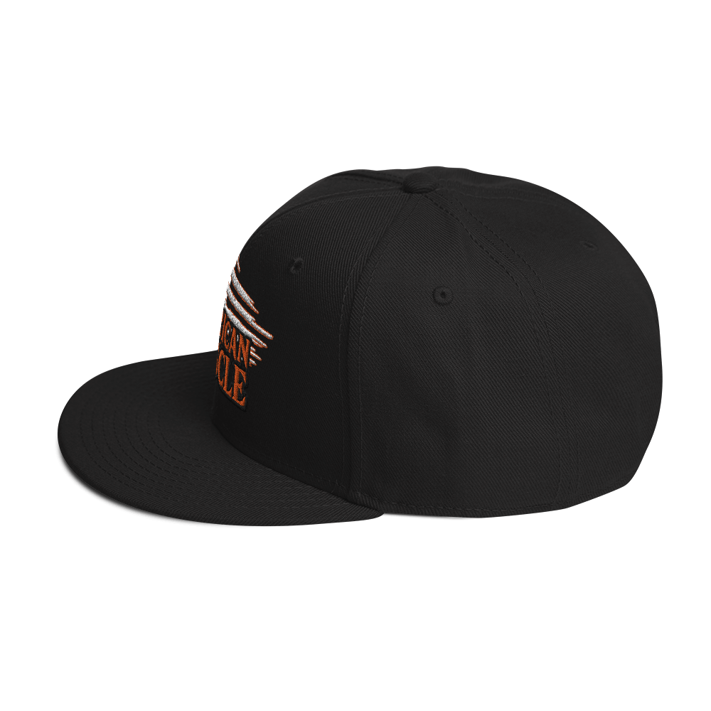 OUTLINED AMERICAN MUSCLE SNAPBACK HAT