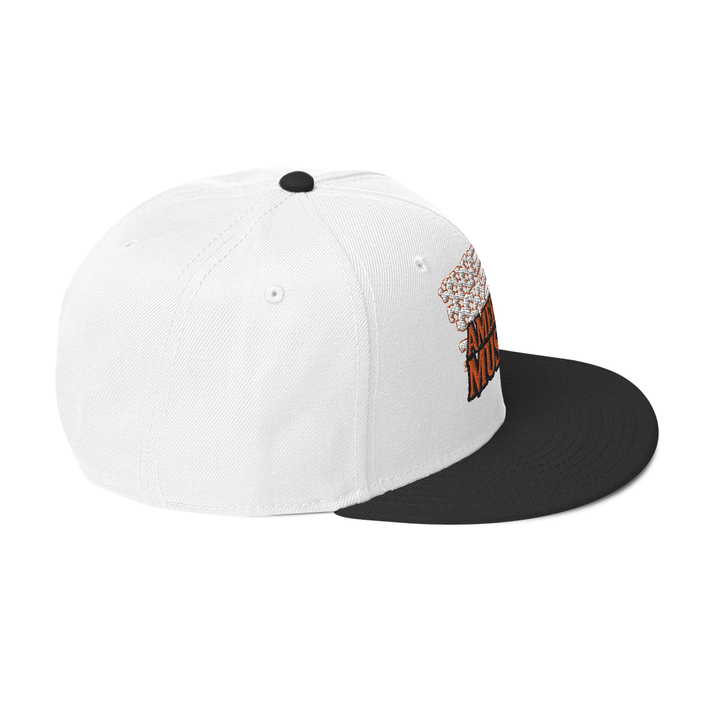 OUTLINED AMERICAN MUSCLE SNAPBACK HAT