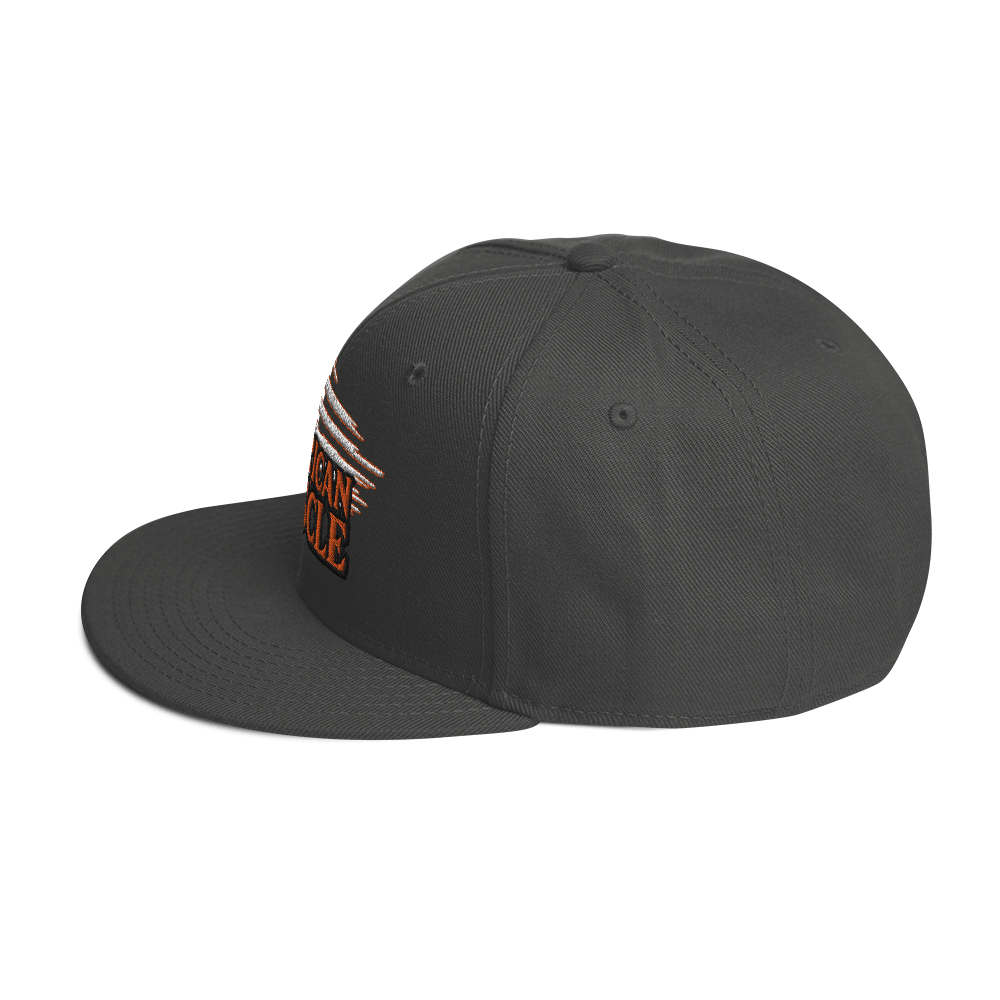 OUTLINED AMERICAN MUSCLE SNAPBACK HAT