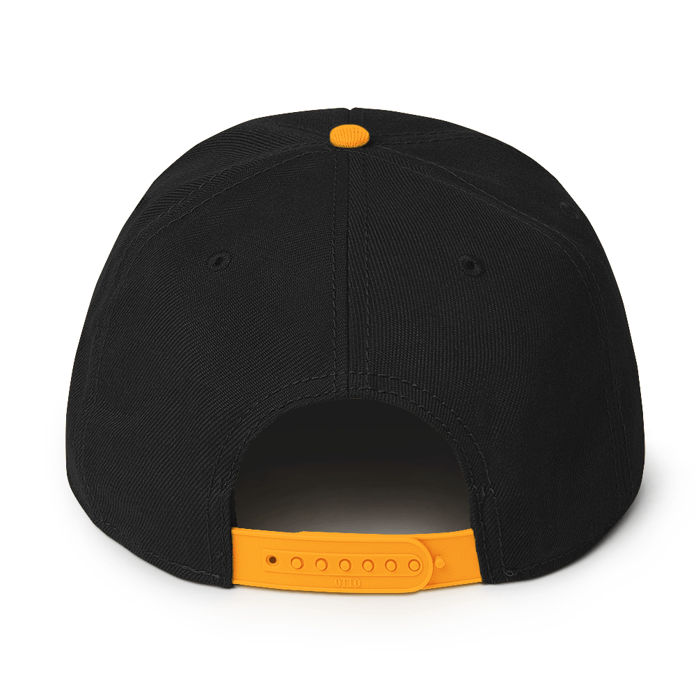 OUTLINED AMERICAN MUSCLE SNAPBACK HAT