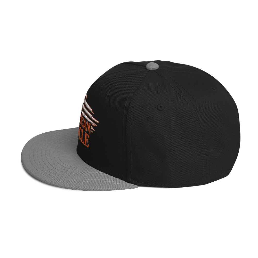 OUTLINED AMERICAN MUSCLE SNAPBACK HAT