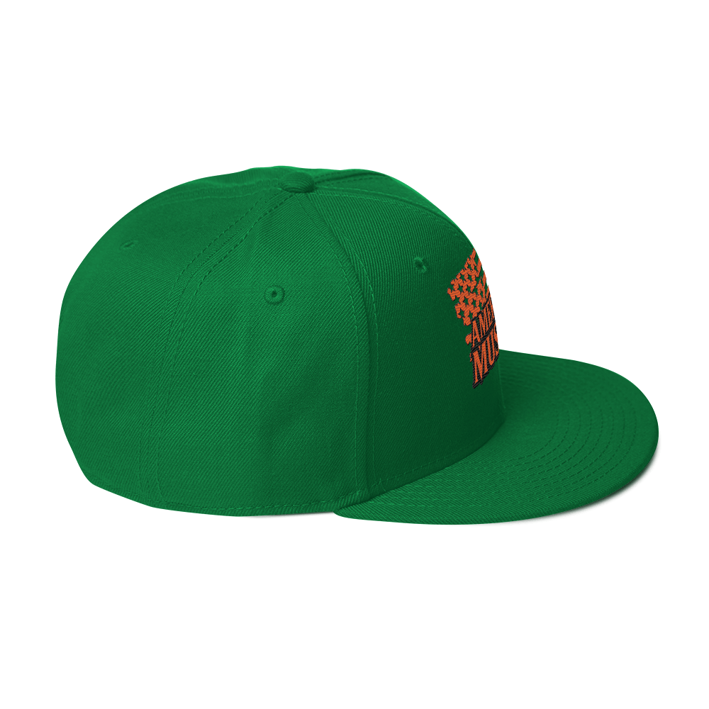 OUTLINED AMERICAN MUSCLE SNAPBACK HAT