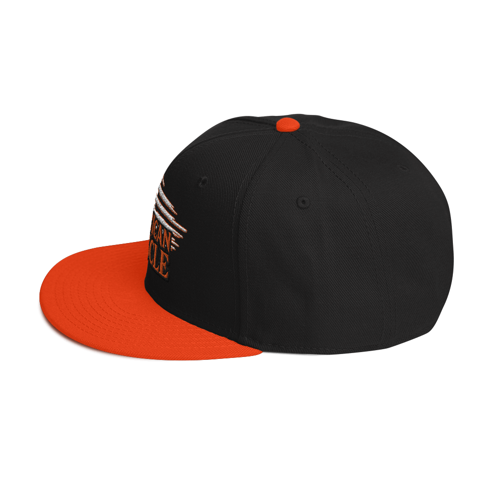 OUTLINED AMERICAN MUSCLE SNAPBACK HAT