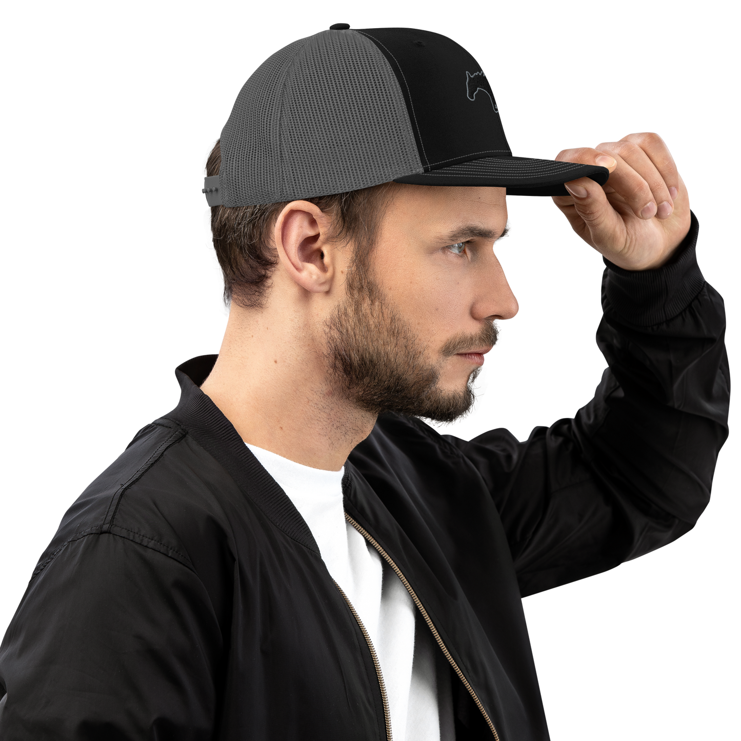 FORD MUSTANG LOGO TRUCKER HAT