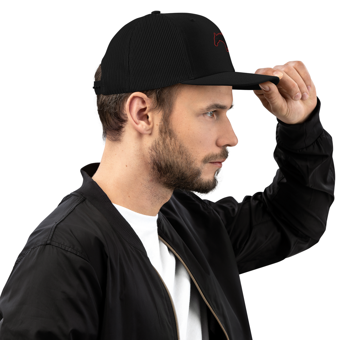 FORD MUSTANG LOGO TRUCKER HAT