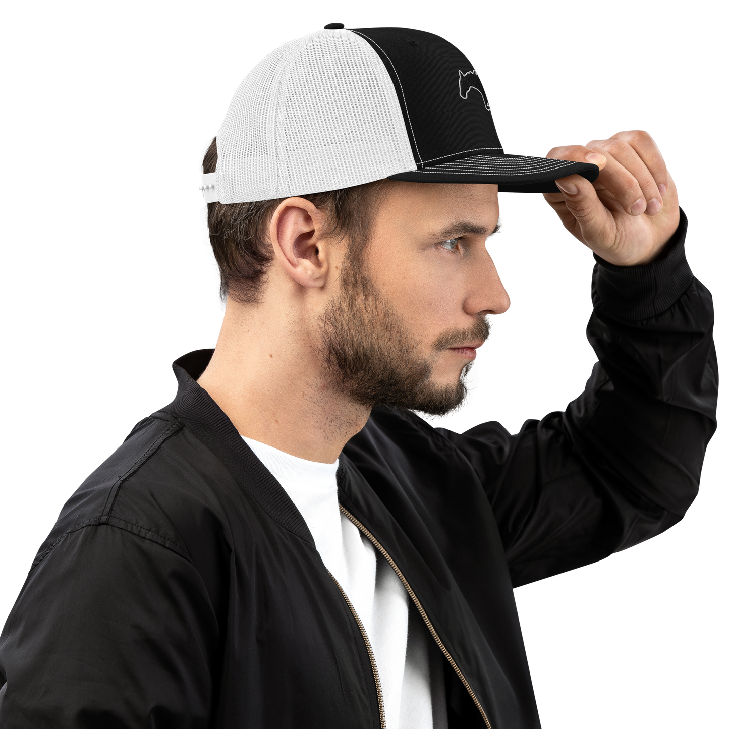 FORD MUSTANG LOGO TRUCKER HAT