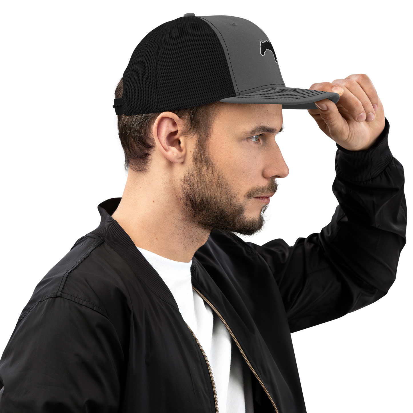 FORD MUSTANG LOGO TRUCKER HAT