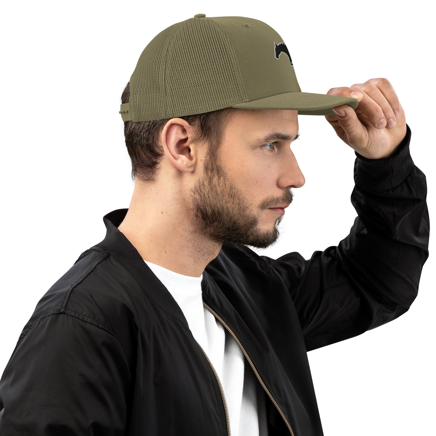 FORD MUSTANG LOGO TRUCKER HAT