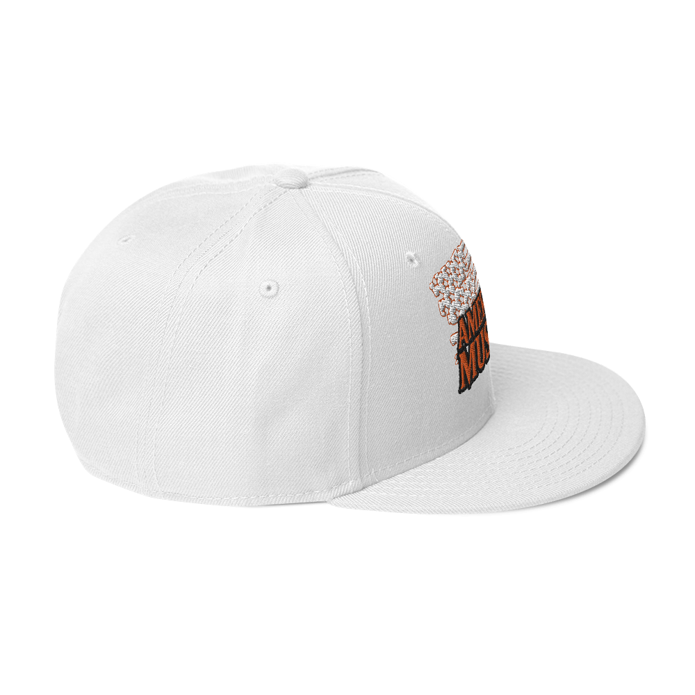 OUTLINED AMERICAN MUSCLE SNAPBACK HAT