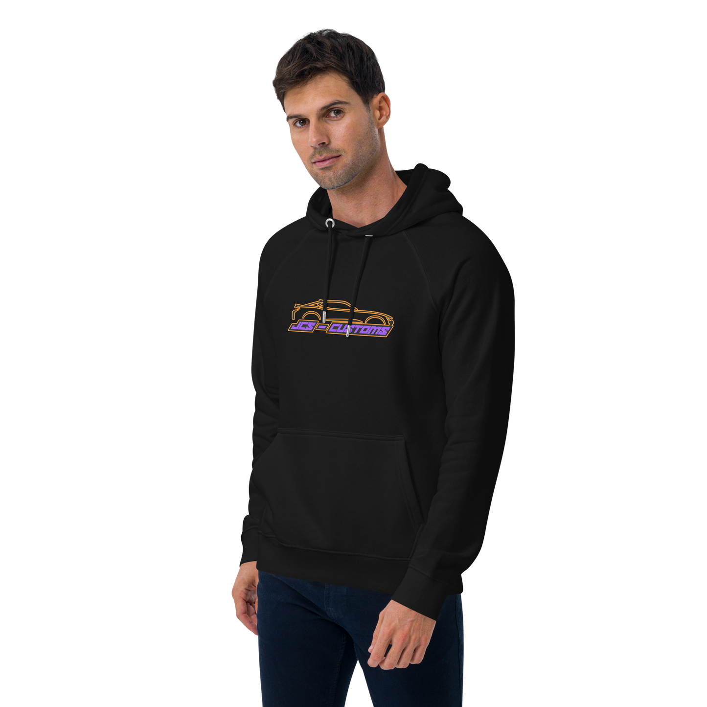 JCS - CUSTOMS HALLOWEEN THEMED UNISEX ECO RAGLAN HOODIE *LIMITED EDITION*
