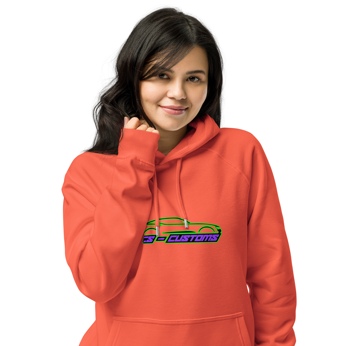 JCS - CUSTOMS HALLOWEEN THEMED UNISEX ECO RAGLAN HOODIE *LIMITED EDITION*