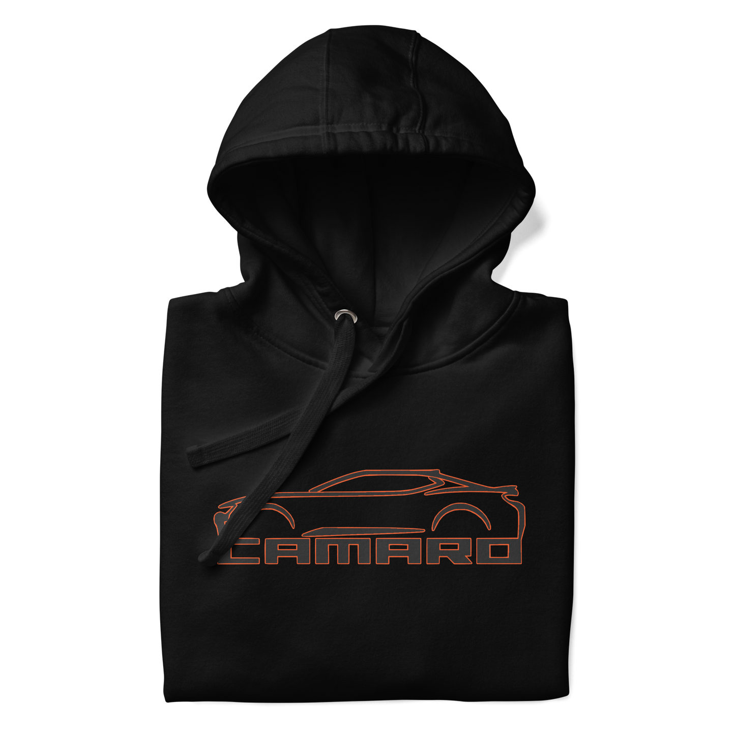 CAMARO SILHOUETTE AND SCRIPT UNISEX HOODIE