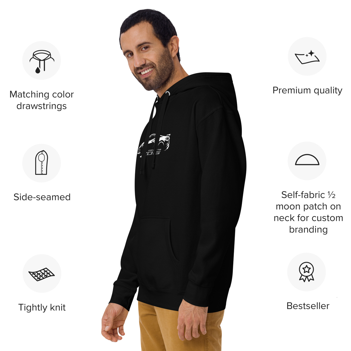 C8 CORVETTE Z06 UNISEX HOODIE