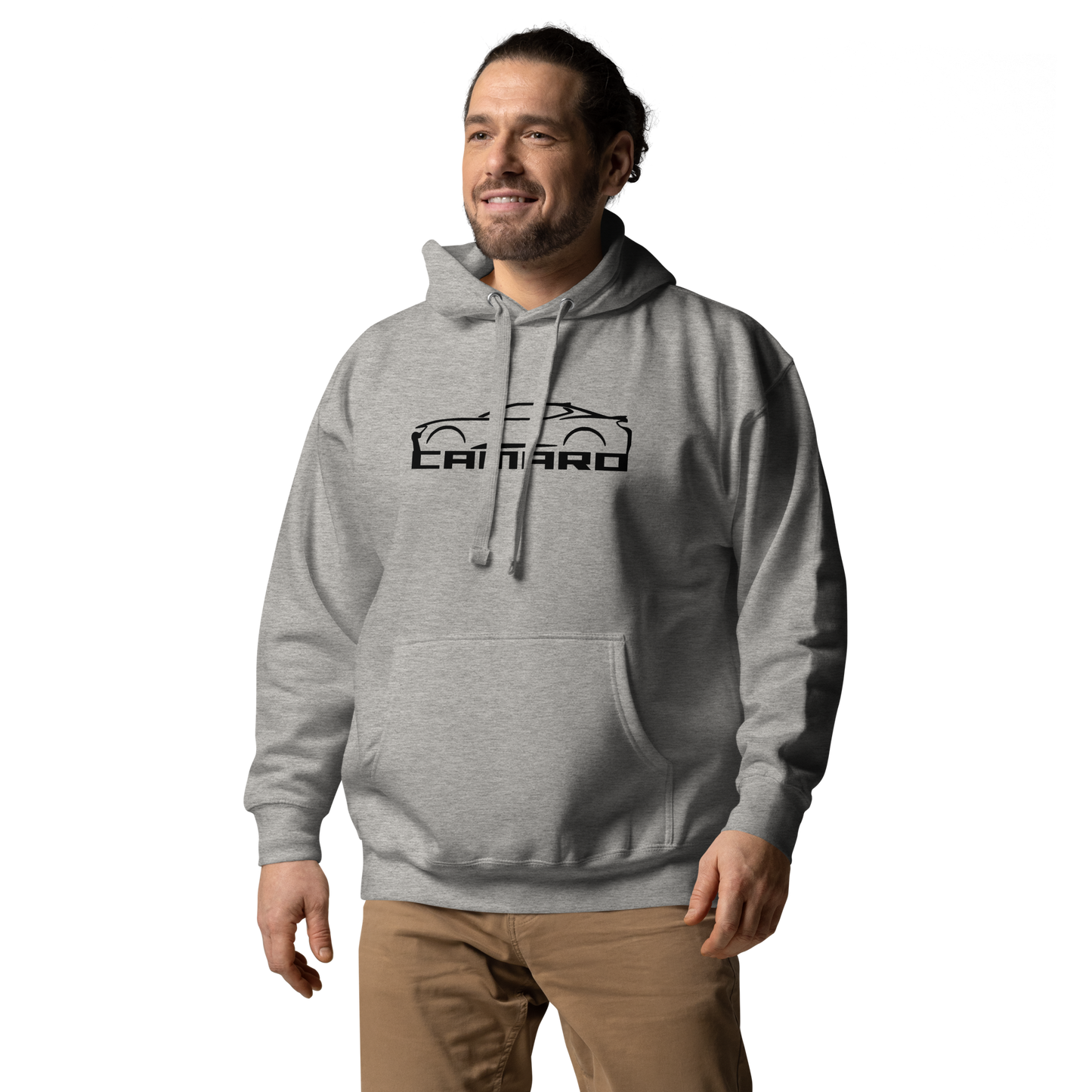 CAMARO SILHOUETTE AND SCRIPT UNISEX HOODIE