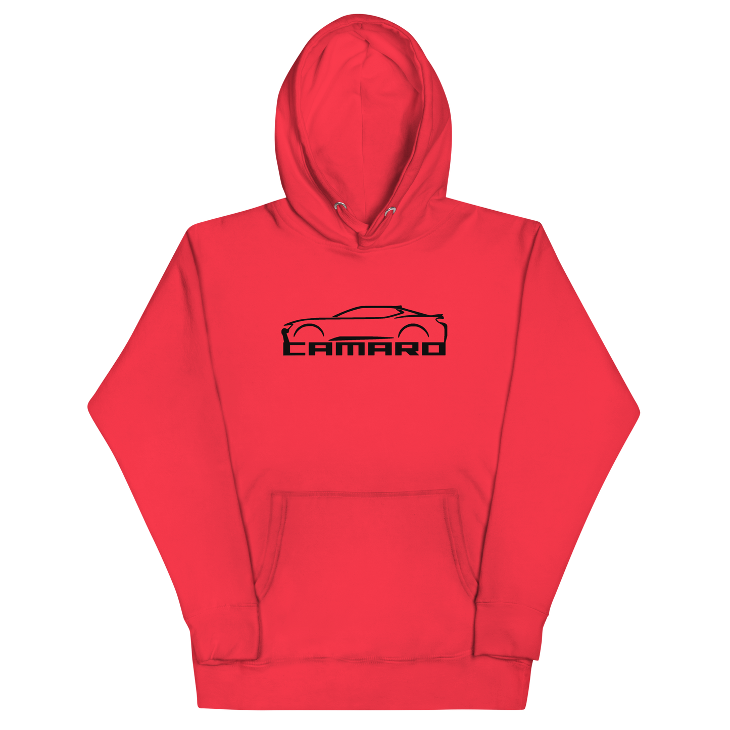 CAMARO SILHOUETTE AND SCRIPT UNISEX HOODIE