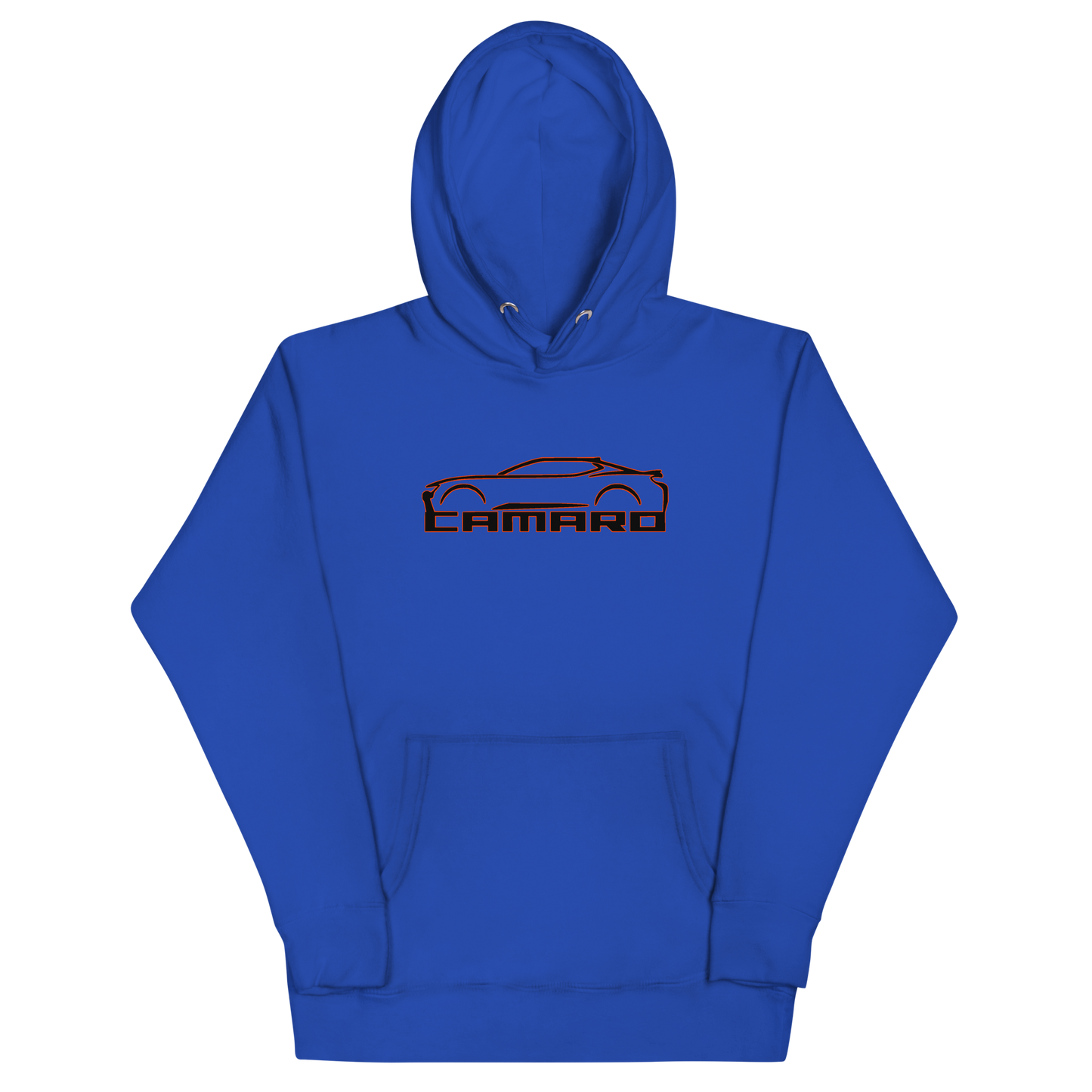 CAMARO SILHOUETTE AND SCRIPT UNISEX HOODIE