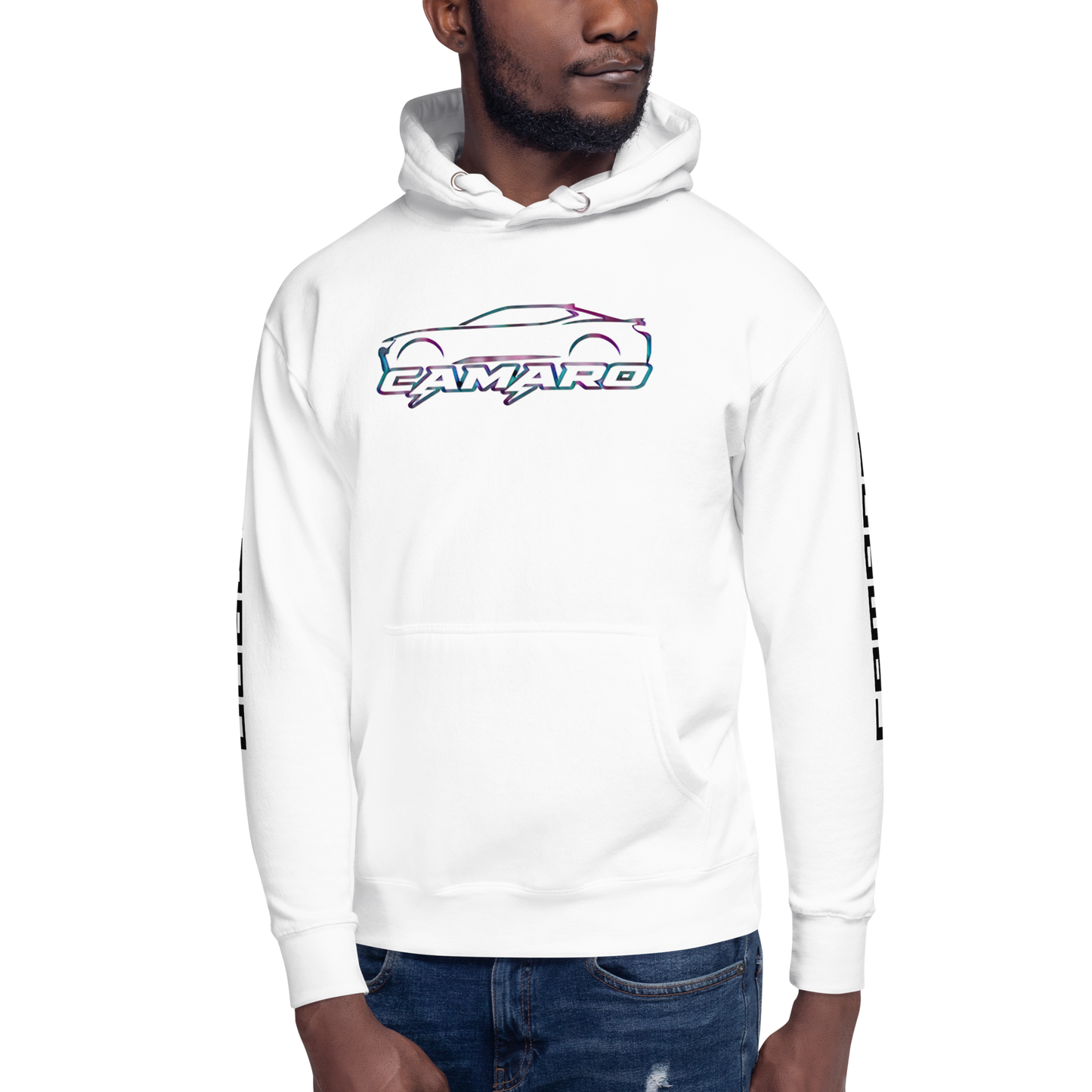 CAMARO LIGHTNING BOLT COTTON CANDY UNISEX HOODIE
