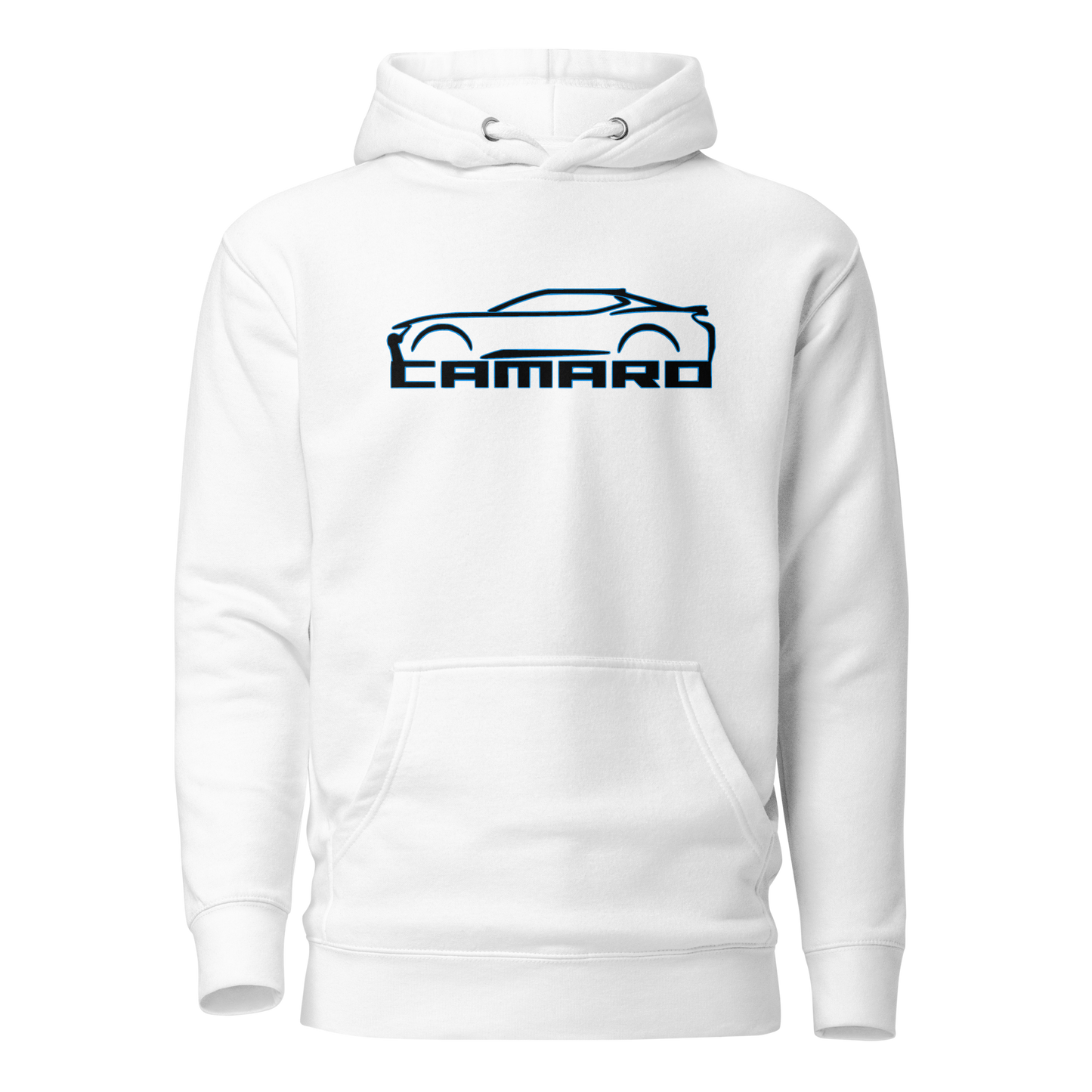 CAMARO SILHOUETTE AND SCRIPT UNISEX HOODIE