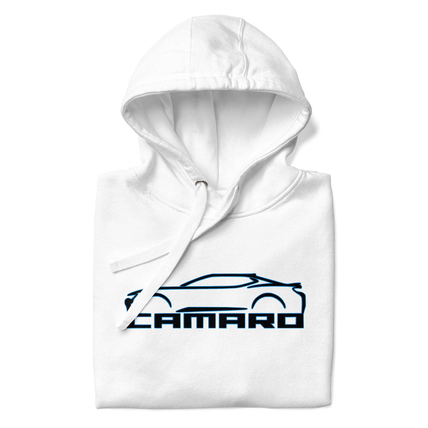CAMARO SILHOUETTE AND SCRIPT UNISEX HOODIE