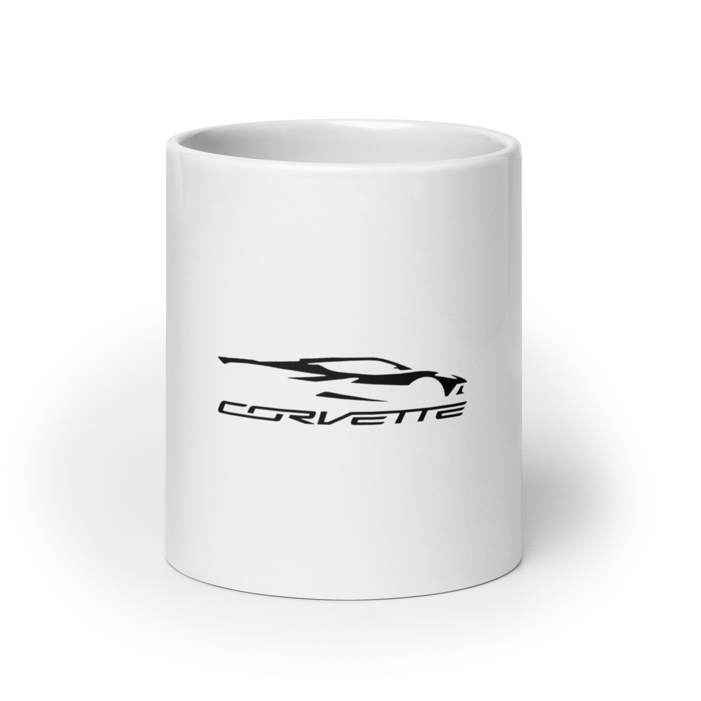 C8 CORVETTE WHITE GLOSSY MUG