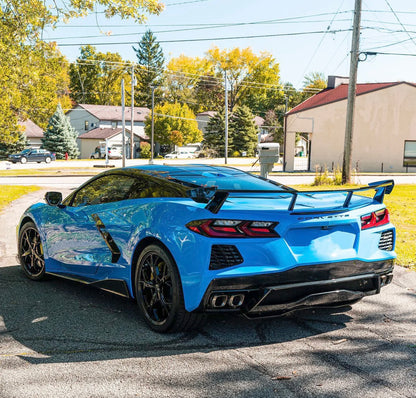 2020-2025 C8 CORVETTE HIGH WING SPOILER IN GLOSS BLACK