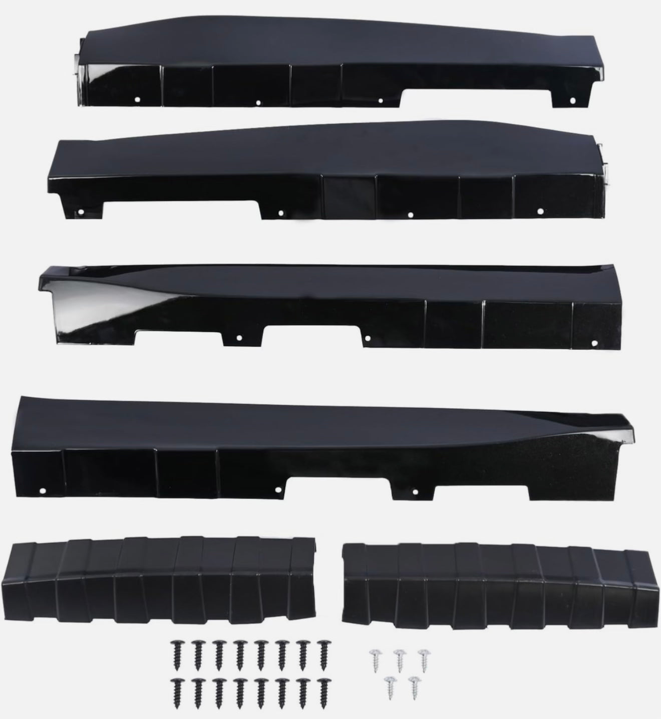 2016 - 2024 CAMARO ZL1 STYLE SIDE SKIRTS - GLOSS BLACK