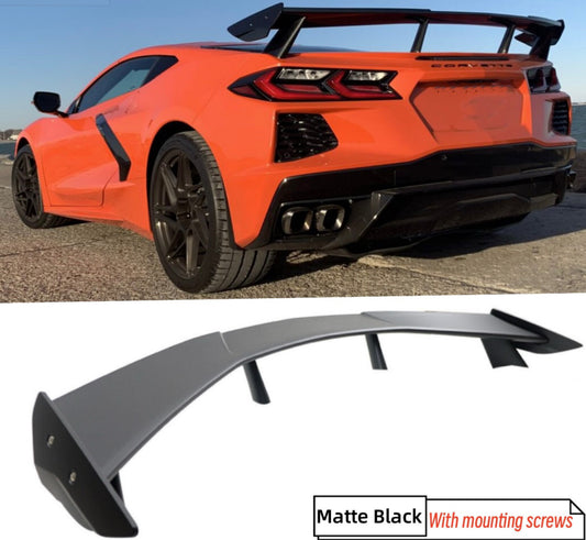 2020-2025 C8 CORVETTE HIGH WING SPOILER IN MATTE BLACK